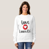 LIEBE 2 STRICK SWEATSHIRT (Vorne ganz)