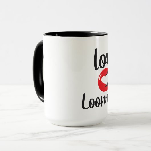 LIEBE 2 STRICK TASSE (Vorderseite Links)