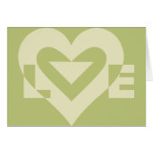 Liebe 2-Tone-Ebene Grün (Vorderseite (Horizontal))