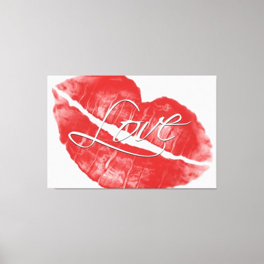 Liebe 2 überzogene Canvas Leinwanddruck (Vorderseite)