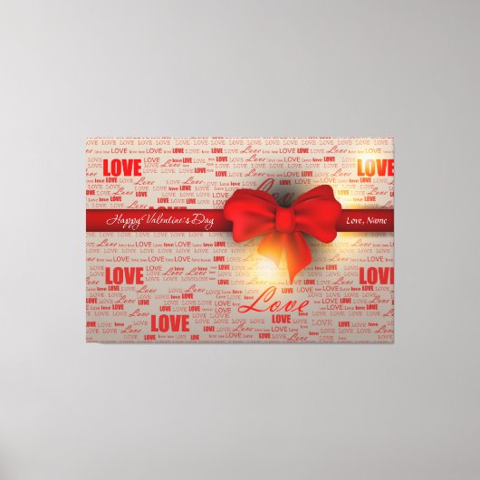 Liebe 2 überzogene Canvas Leinwanddruck (Vorderseite)