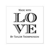 LIEBE 2x2 Blocktypografie - mit Liebe Permastempel (Design)