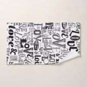 LIEBE 3 BADHANDTUCH SET (Handtuch)