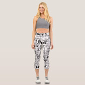 LIEBE 3 CAPRI LEGGINGS (Vorderseite)