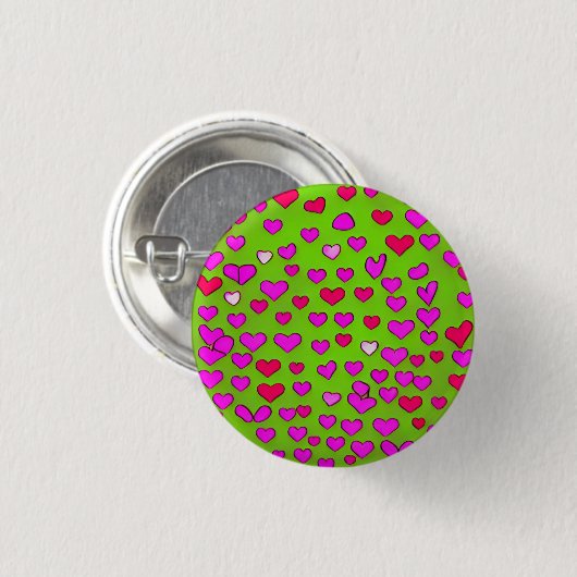 Liebe 3 cm Abzeichen Button (Vorne & Hinten)
