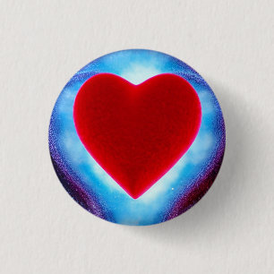 Liebe 3 cm Abzeichen Button