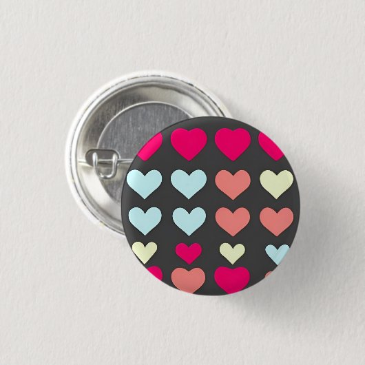 Liebe 3 cm Abzeichen Button (Vorne & Hinten)