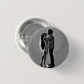 Liebe 3 cm Abzeichen Button (Vorne & Hinten)