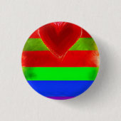 Liebe 3 cm Abzeichen Button (Vorderseite)