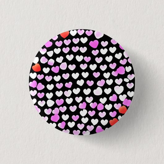 Liebe 3 cm Abzeichen Button (Vorderseite)