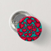 Liebe 3 cm Abzeichen Button (Vorne & Hinten)