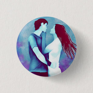 Liebe 3 cm Abzeichen Button