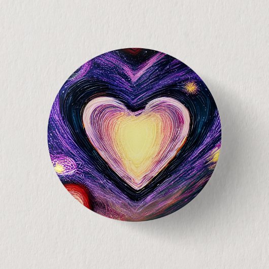 Liebe 3 cm Abzeichen Button (Vorderseite)