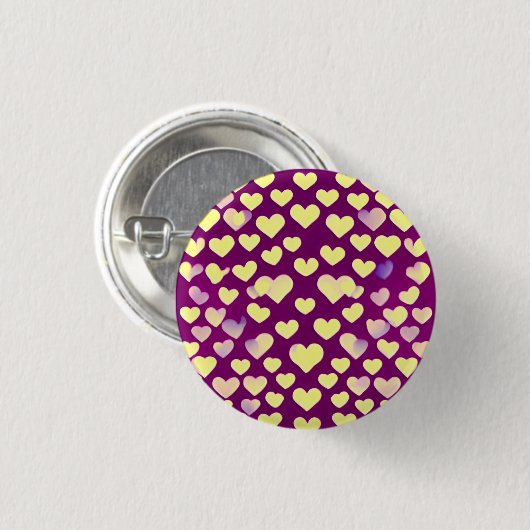 Liebe 3 cm Abzeichen Button (Vorne & Hinten)