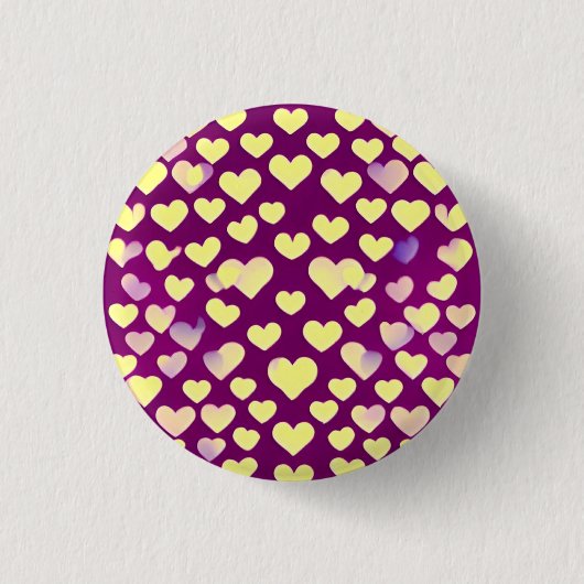 Liebe 3 cm Abzeichen Button (Vorderseite)
