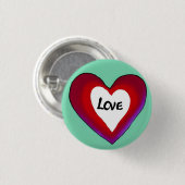Liebe 3 cm Abzeichen Button (Vorne & Hinten)