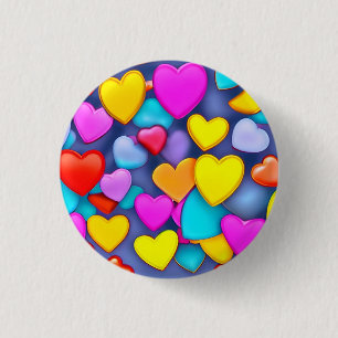 Liebe 3 cm Abzeichen Button