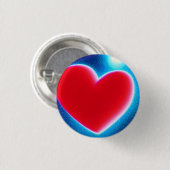 Liebe 3 cm Abzeichen Button (Vorne & Hinten)