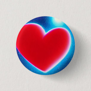 Liebe 3 cm Abzeichen Button