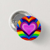 Liebe 3 cm Abzeichen Button (Vorne & Hinten)