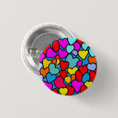 Liebe 3 cm Abzeichen Button (Vorne & Hinten)