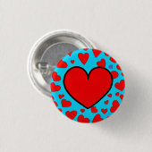 Liebe 3 cm Abzeichen Button (Vorne & Hinten)