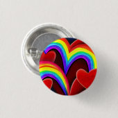 Liebe 3 cm Abzeichen Button (Vorne & Hinten)