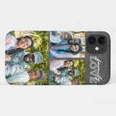 Liebe 3 Foto Collage Chalkboard Trendy Case (Rückseite (Horizontal))