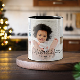 LIEBE 3 FOTOS ZWEIFARBIGE TASSE