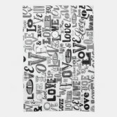 LIEBE 3 GESCHIRRTUCH (Vertikal)