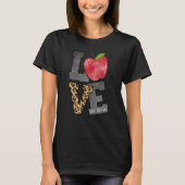 Liebe 3. Klasse Lehrer Dritter Klasse Lehrer Apple T-Shirt (Vorderseite)