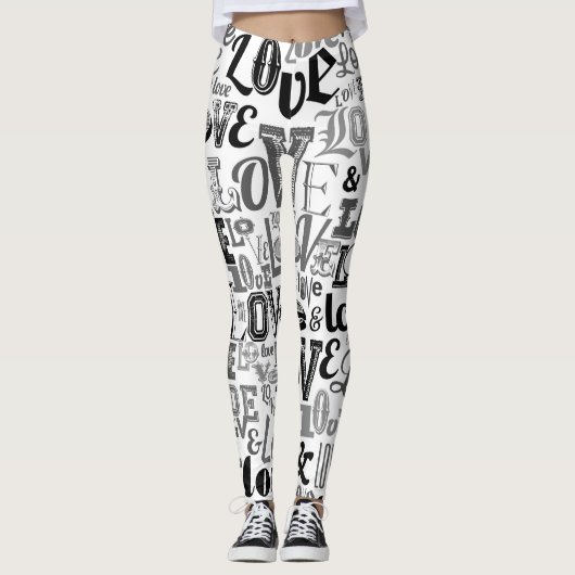 LIEBE 3 LEGGINGS (Vorderseite)