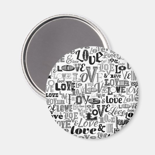 LIEBE 3 MAGNET (Vorderseite/Rückseite)