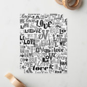 LIEBE 3 MITTEILUNGSKARTE (Vorderseite/Rückseite Beispiel)