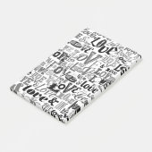 LIEBE 3 POST-IT KLEBEZETTEL (angewinkelt)