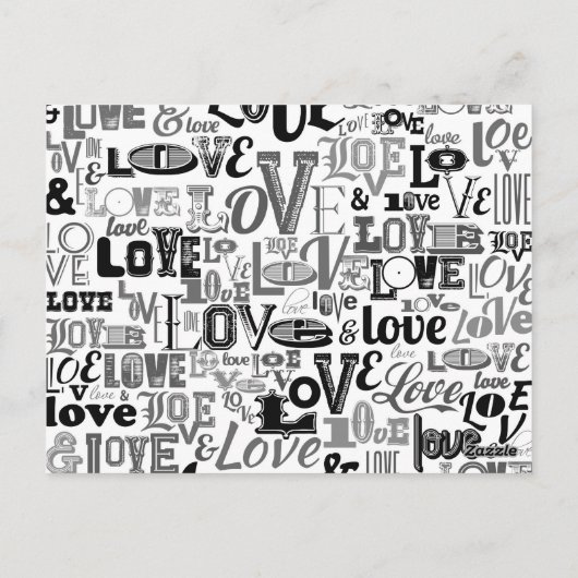 LIEBE 3 POSTKARTE (Rückseite)