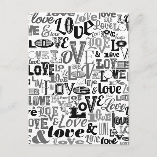 LIEBE 3 POSTKARTE (Vorderseite)