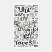 LIEBE 3 SERVIETTE (Vorderseite)