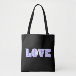 LIEBE, 3D Design, modern, einzigartig, stilvoll ei Tasche