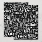 LIEBE 4 DANKESKARTE (Vorne/Hinten)