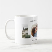 Liebe 4 Foto Modernes personalisiertes Geschenk Kaffeetasse (Links)