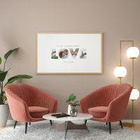 Liebe 4 Foto Modernes personalisiertes Geschenk