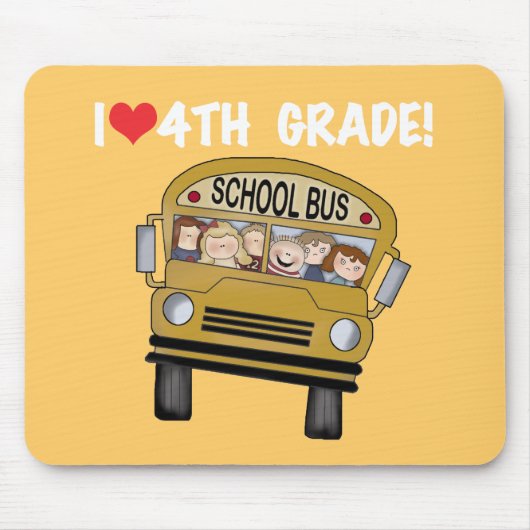 Liebe-4. Grad des Schulbus-I Mousepad (Vorne)