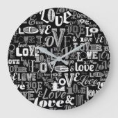 LIEBE 4 GROßE WANDUHR (Vorderseite)