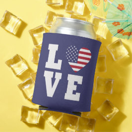 Liebe 4. Juli Can Cooler, Patriotic 4. Juli Bier Dosenkühler