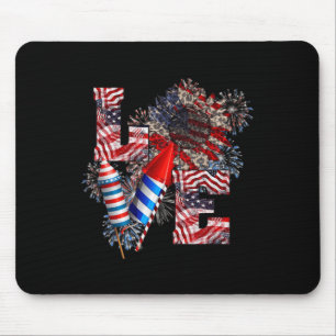 Liebe - 4. Juli Mousepad