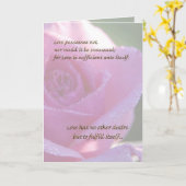 LIEBE 4 KARTE (Gelbe Blume)