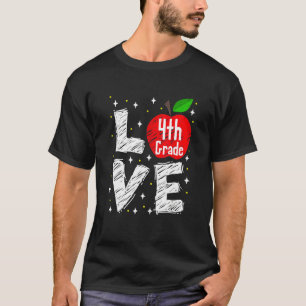 Liebe 4. Klasse Apple T-Shirt