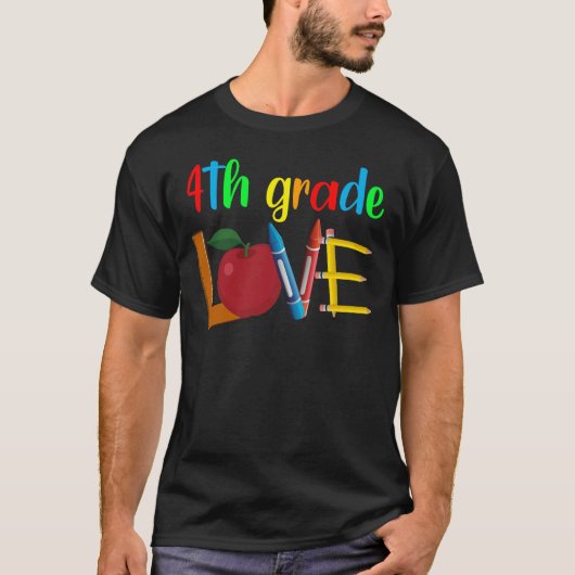 Liebe 4. Klasse T-Shirt (Vorderseite)