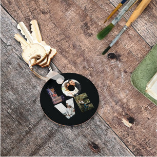 LIEBE - 4 Paare/Familienfotos Schlüsselanhänger